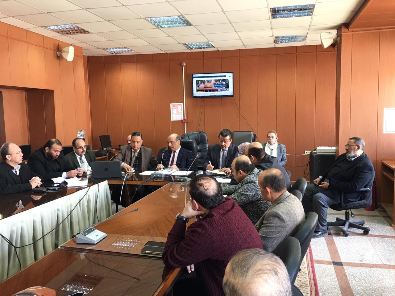 Mansoura University Hospital Board Meeting
